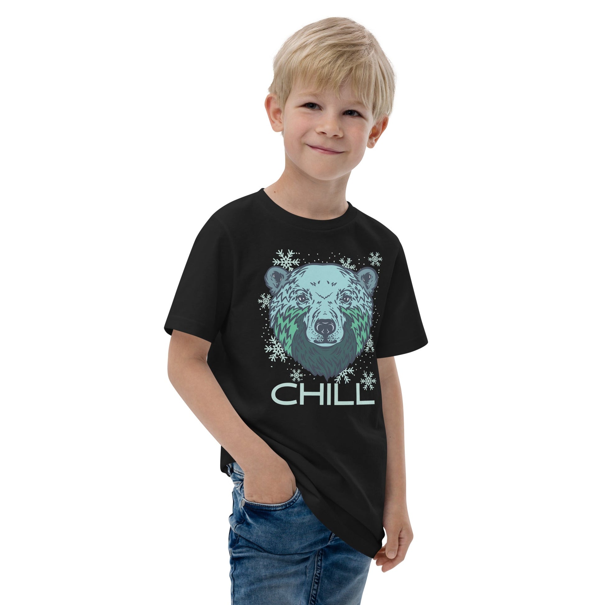 Chill Polar Bear Kids T-Shirt T-Shirt from Wildly Bright