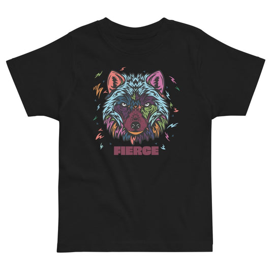 Fierce Wolf Kids T-Shirt T-Shirt from Wildly Bright