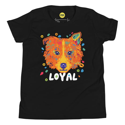Loyal Dog Kids T-Shirt T-Shirt from Wildly Bright