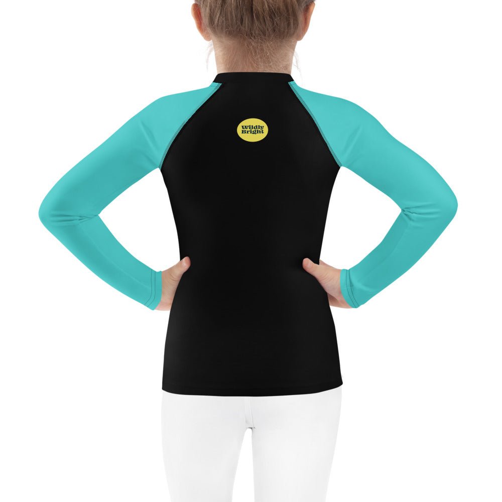 Wondrous Seahorse ๐ Little Kids Rash Guard from Wildly Bright