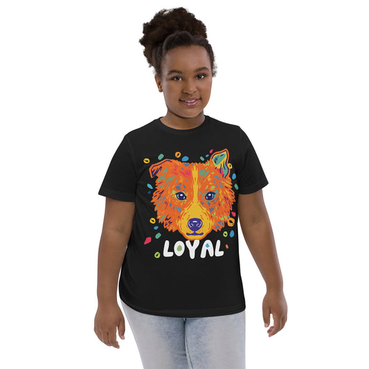 Loyal Dog Kids T-Shirt T-Shirt from Wildly Bright