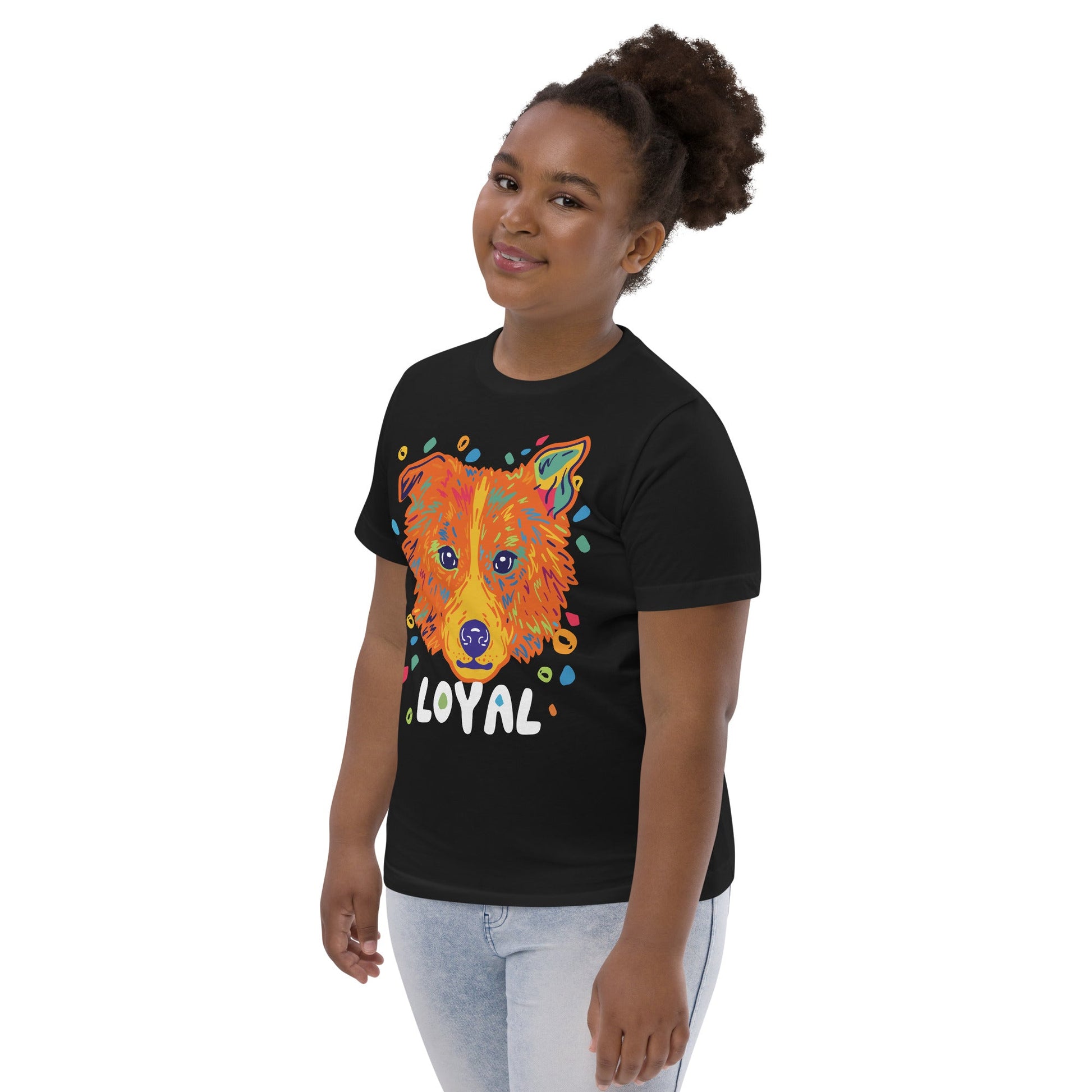 Loyal Dog 🐕 Kids T-Shirt T-Shirt from Wildly Bright