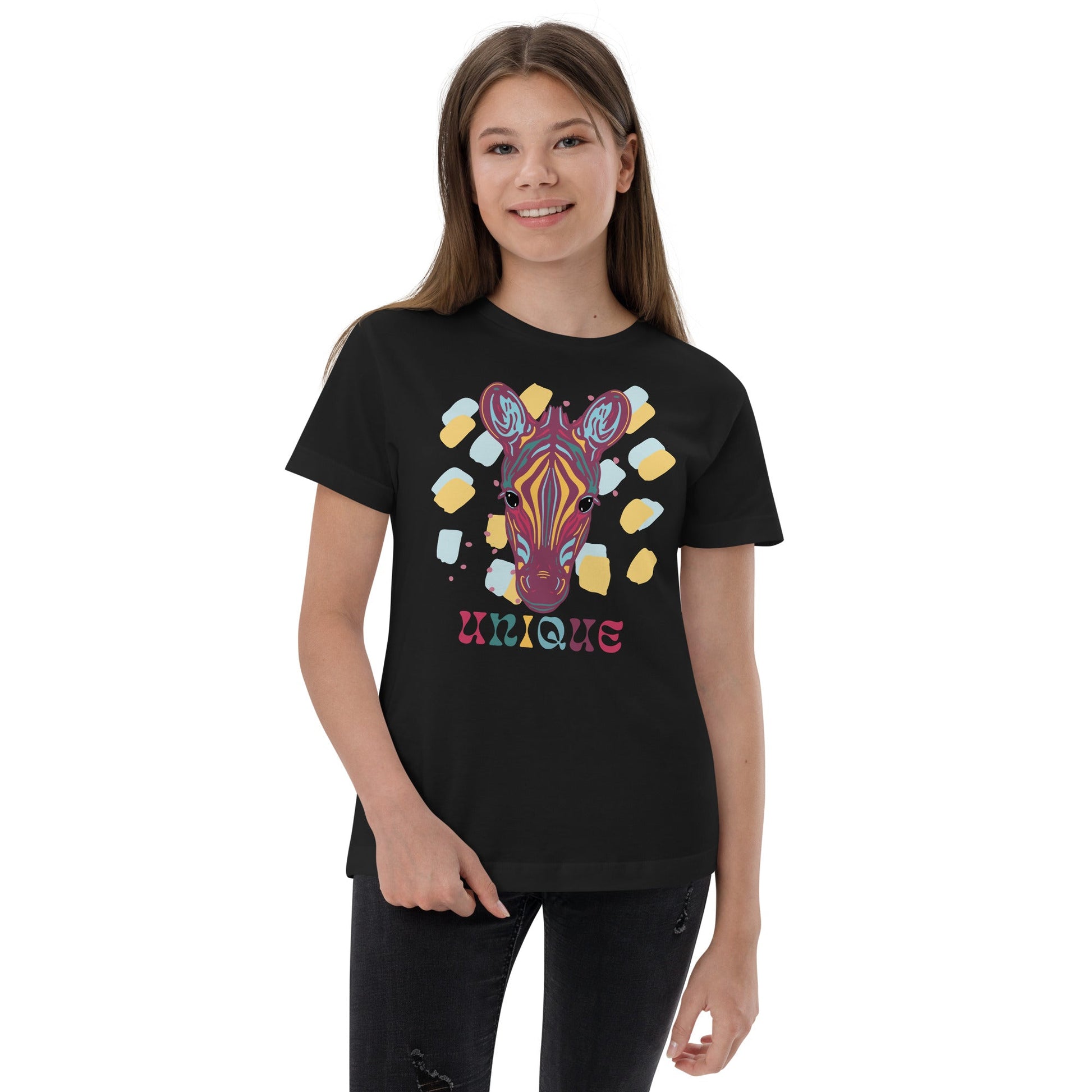 Unique Zebra 🦓 Kids T-Shirt T-Shirt from Wildly Bright
